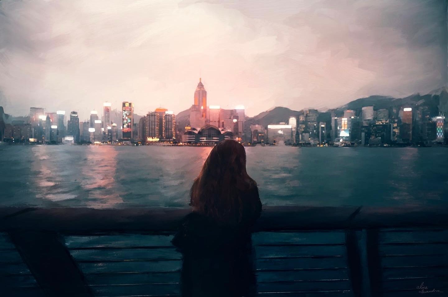 still across the waters